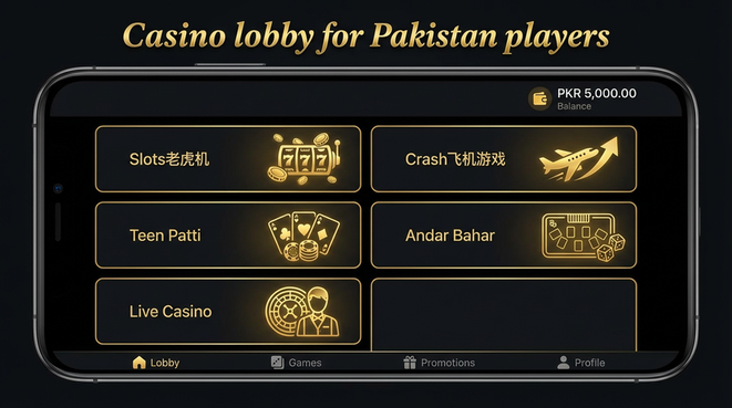 Lobby view of naseebet for Pakistan users - 4